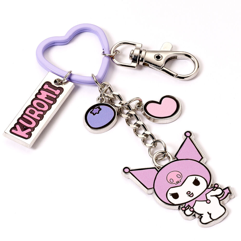 Hello Kitty Llavero con colgantes Kuromi 15 cm