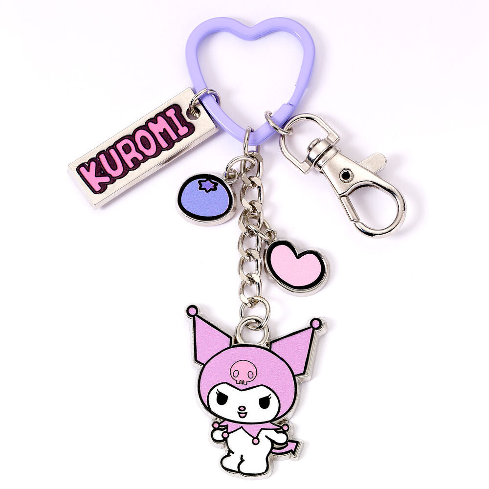 Hello Kitty Llavero con colgantes Kuromi 15 cm