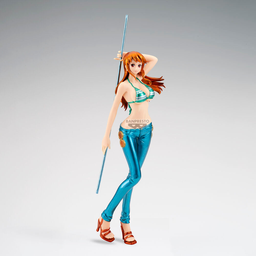 Figura banpresto one piece glitter & glamours nami special color ver.a