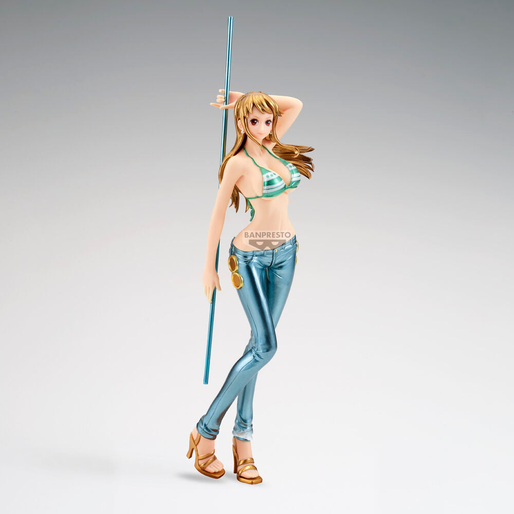 Figura banpresto one piece glitter & glamours nami special color ver.b