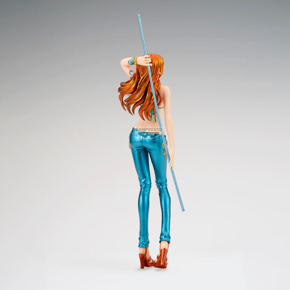 Figura banpresto one piece glitter & glamours nami special color ver.a