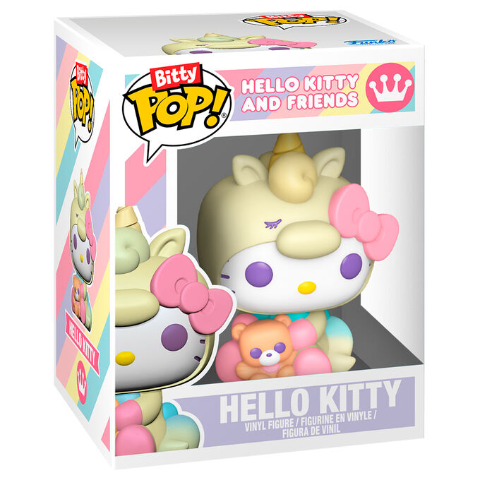 Hello Kitty Pack de 2 Figuras Bitty POP! Vinyl HK & Cinnamonroll 2,5 cm