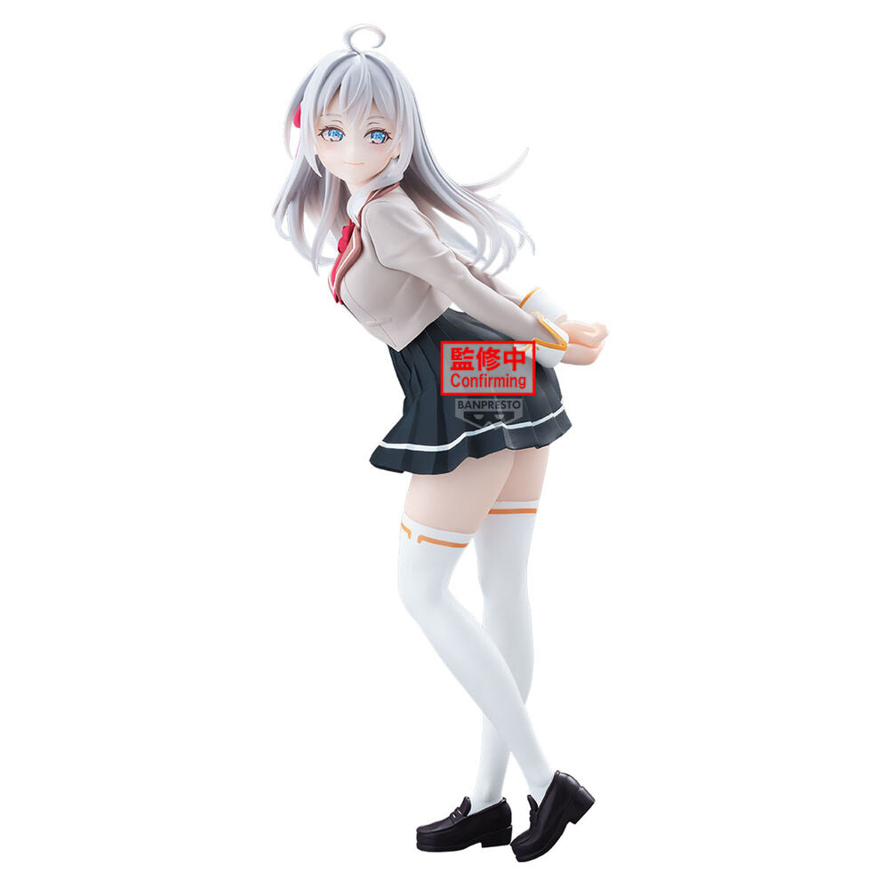 Figura banpresto alya hides her feelings in russia glitter&glamours alya school uniform ver.