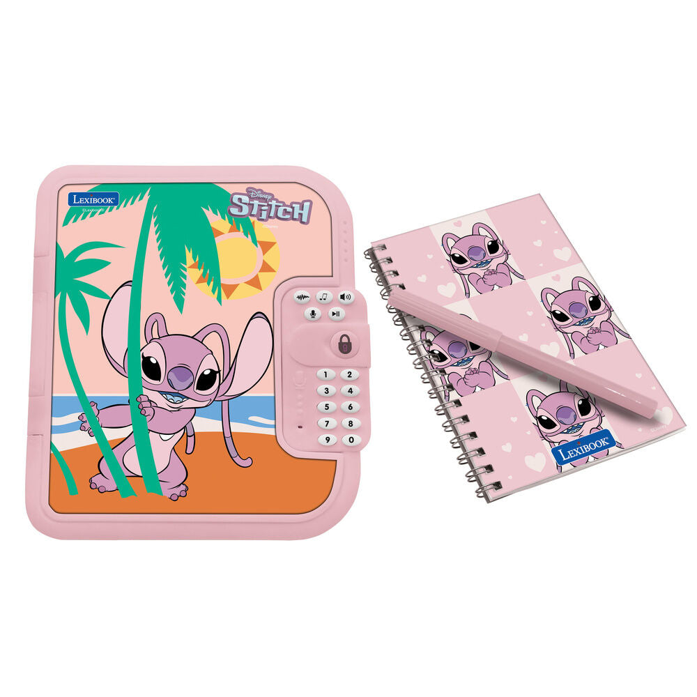 Diario Electronico Angel Stitch Disney Frikytopia