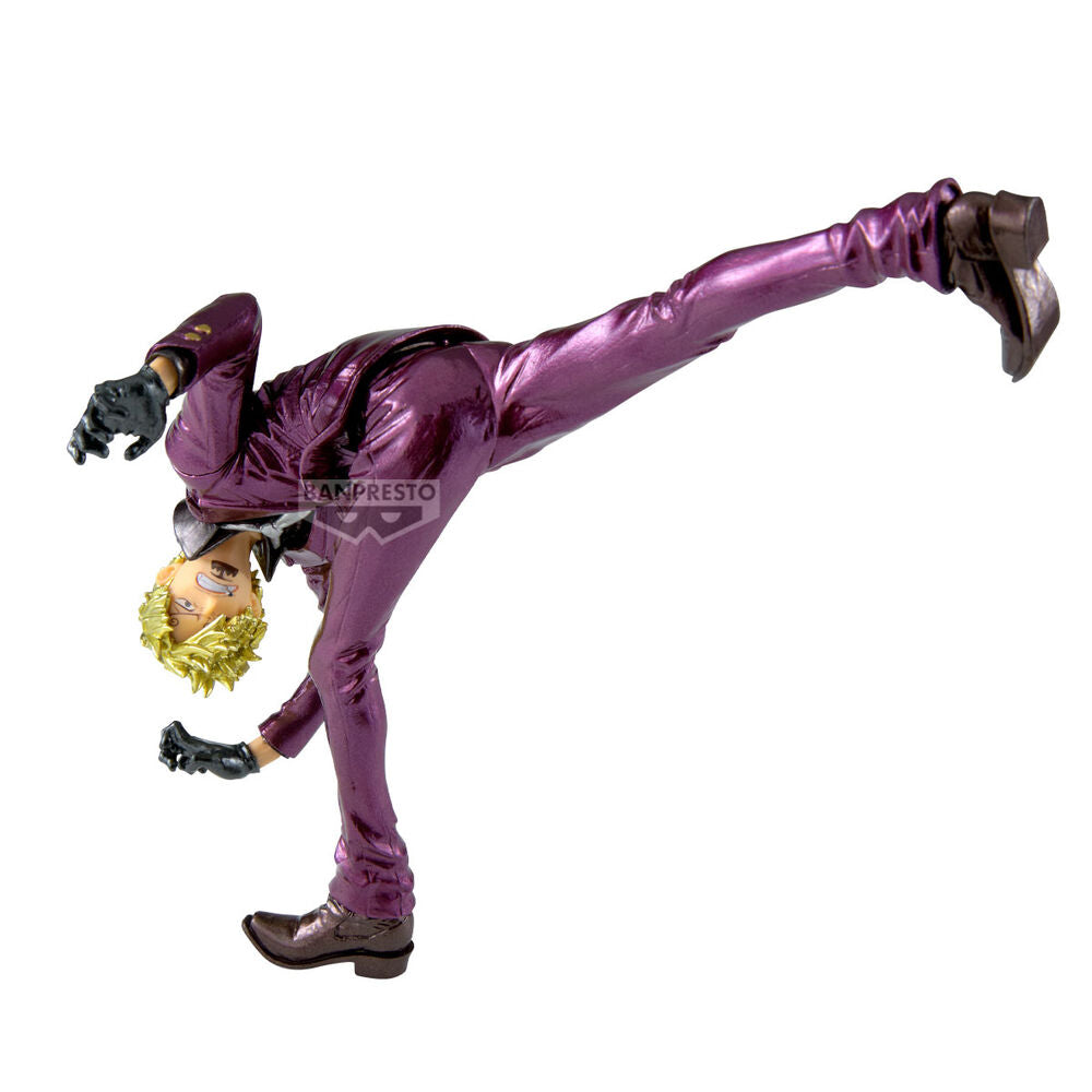Figura banpresto one piece king of artist roronoa zoro & sanji special ver. - (b:sanji) 21cm