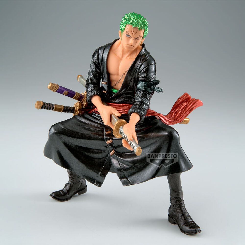 Figura banpresto one piece king of artist roronoa zoro & sanji special ver. - (a:roronoa zoro) 18cm