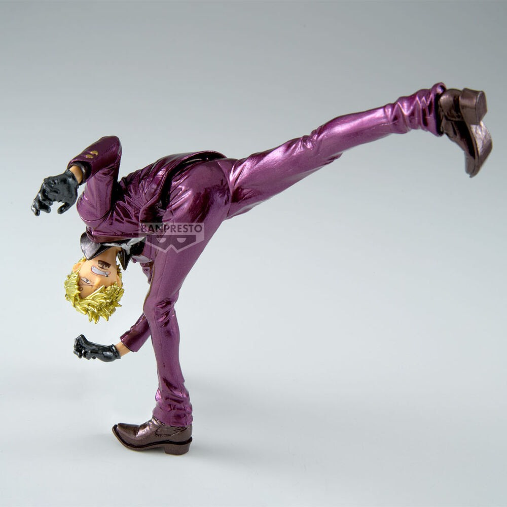 Figura banpresto one piece king of artist roronoa zoro & sanji special ver. - (b:sanji) 21cm