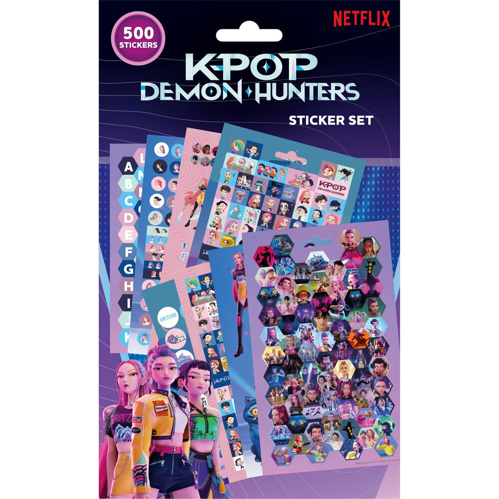 KPop Demon Hunters Pegatina Pack (500)