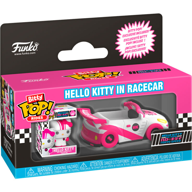 Sanrio Bitty POP! Ride Vinyl Figura Racecar w/HK 2,5 cm