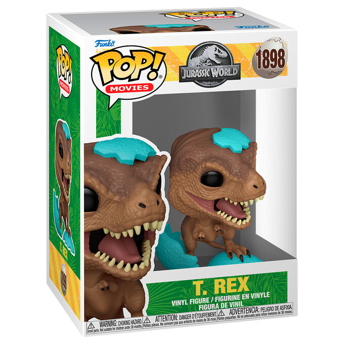 Jurassic Park Figura POP! Movies Vinyl SPRG- T-Rex 9 cm