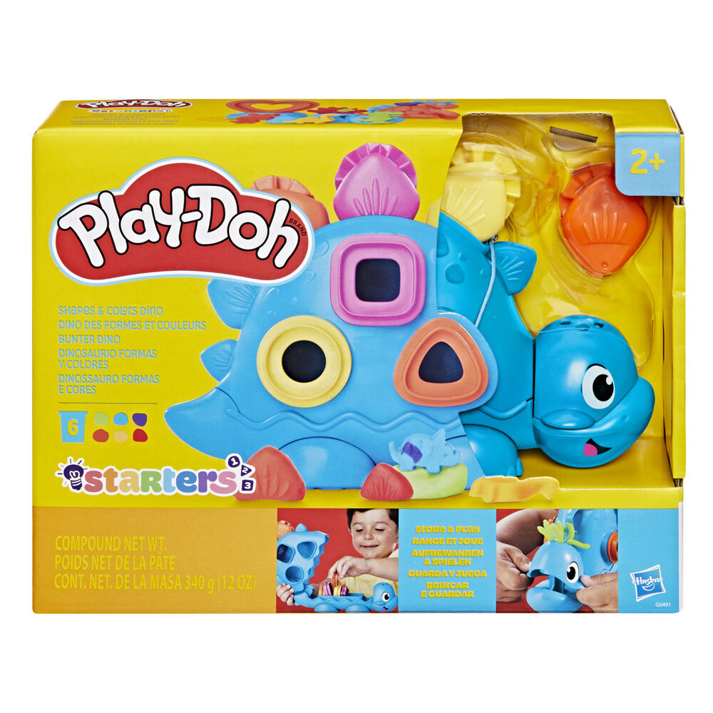 Dinosaurio Formas y Colores Play-Doh Frikytopia