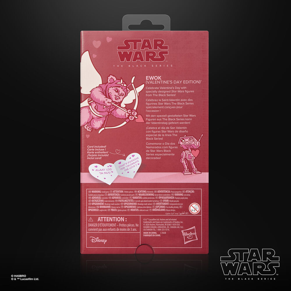 Star Wars Black Series Figura Ewok (Valentine’s Day Edition) 15 cm