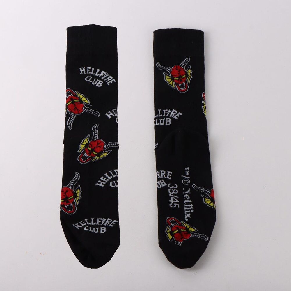 Stranger Things Calcetines Hellfire Club AOP 38-45