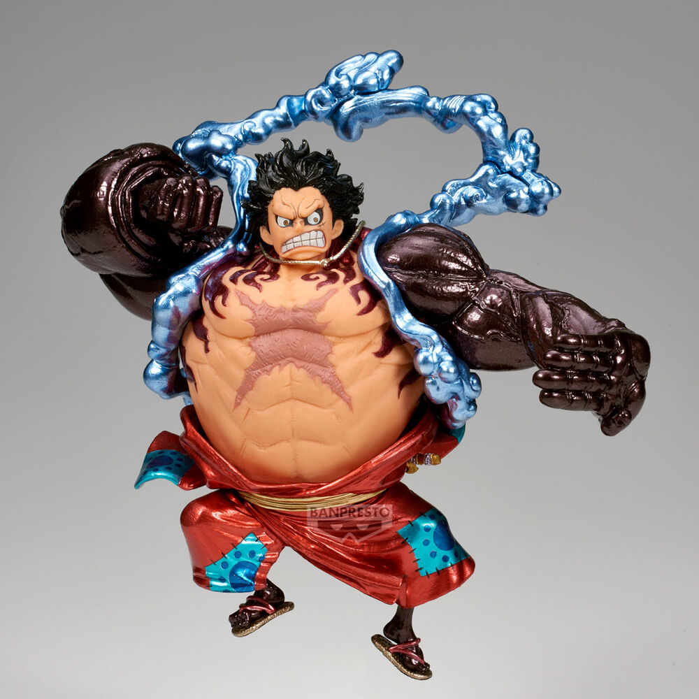 Figura banpresto one piece king of artist monkey d.luffy (boundman) 17cm