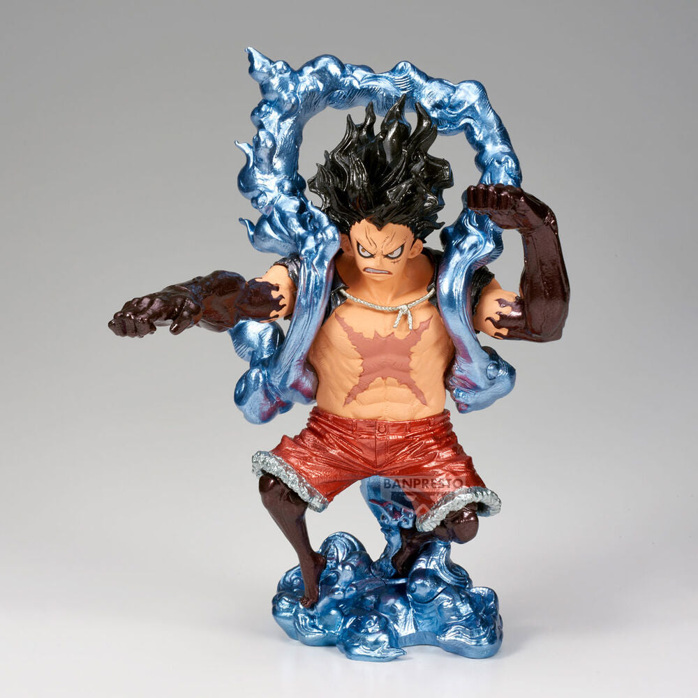 Figura banpresto one piece king of artist monkey d.luffy (snakeman) 19cm