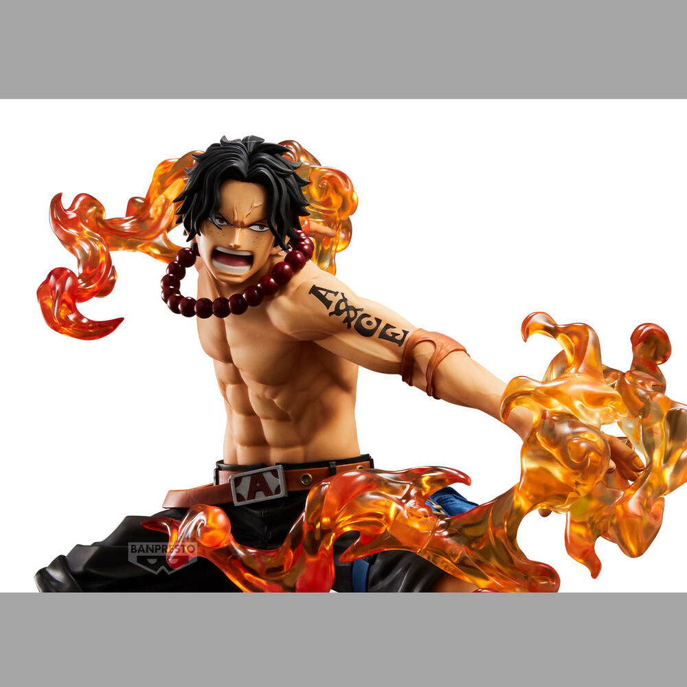 Figura banpresto one piece grandista portgas d.ace special edition 20cm