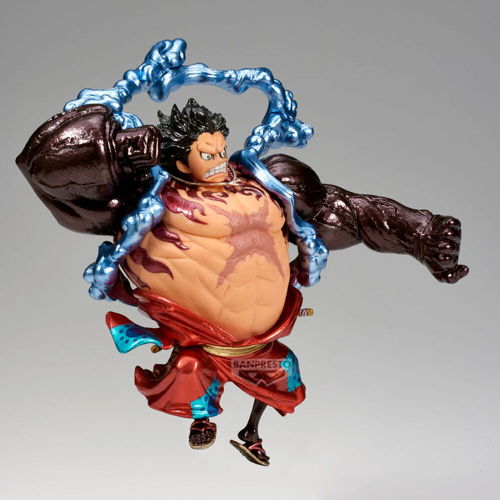Figura banpresto one piece king of artist monkey d.luffy (boundman) 17cm