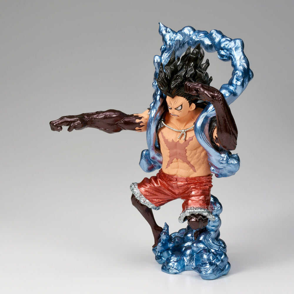 Figura banpresto one piece king of artist monkey d.luffy (snakeman) 19cm