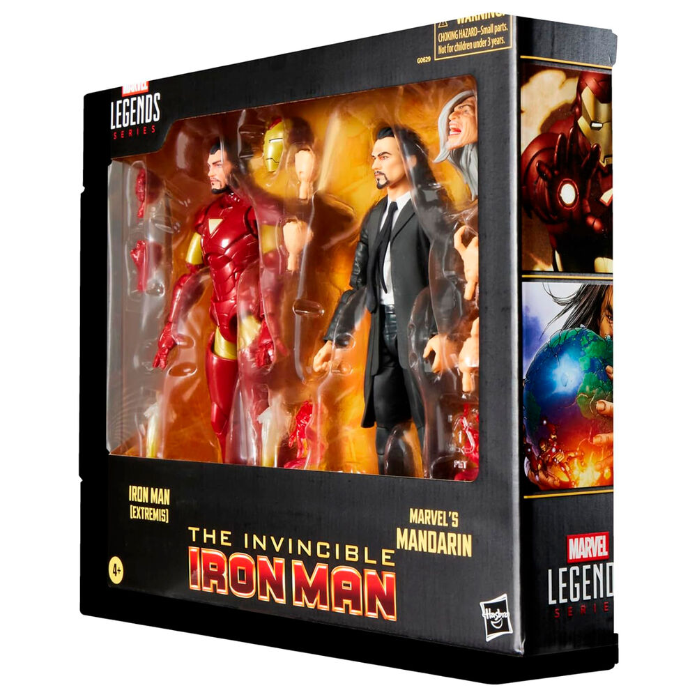 Marvel Legends Pack de 2 Figuras Iron Man (Extremis) & Marvel's Mandarin 15 cm
