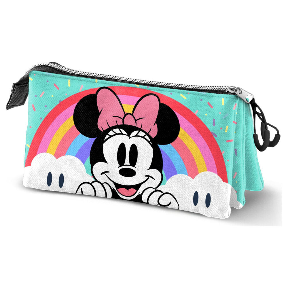 Portatodo Rainbow Minnie Disney triple Frikytopia