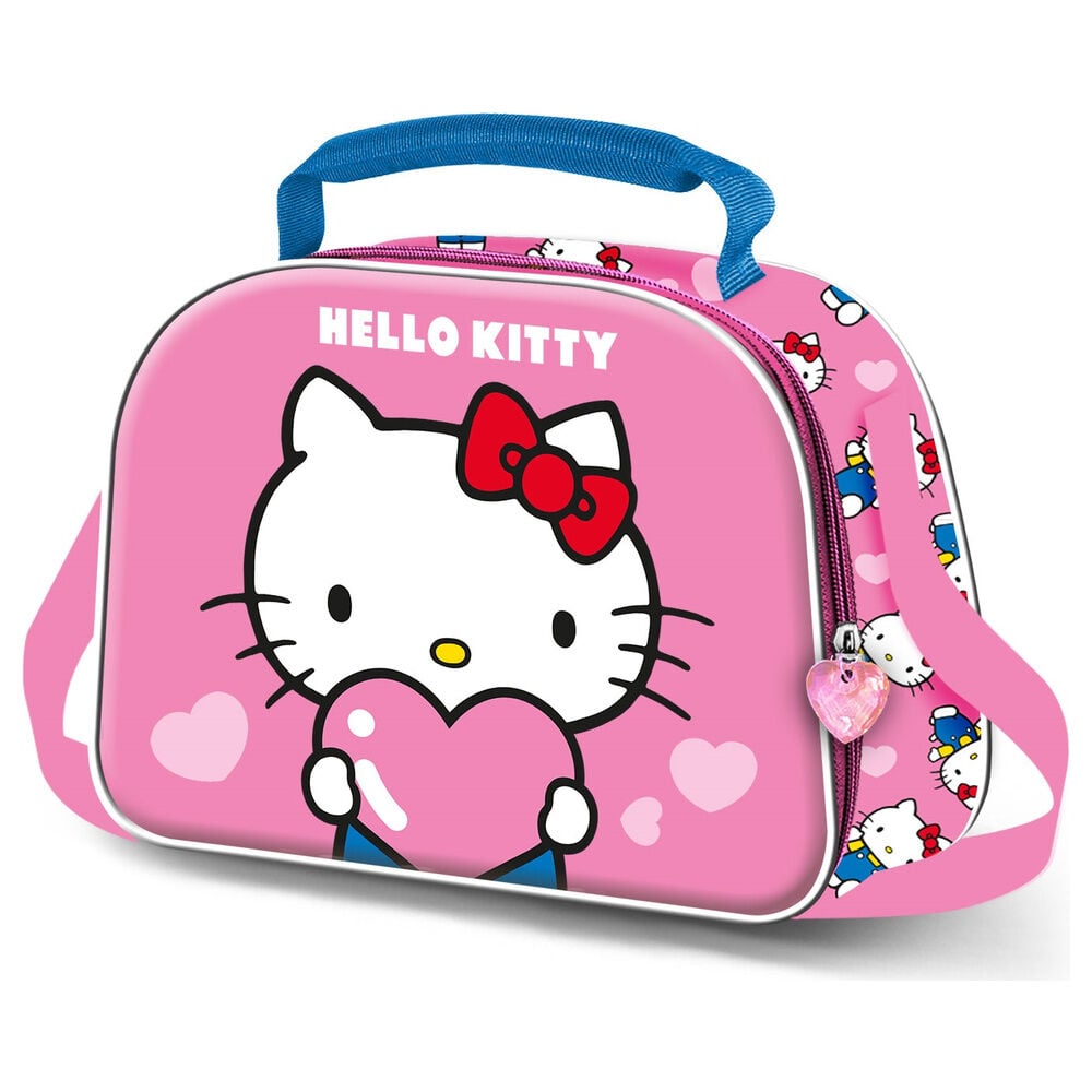 Bolsa portameriendas 3D Heart Hello Kitty Frikytopia