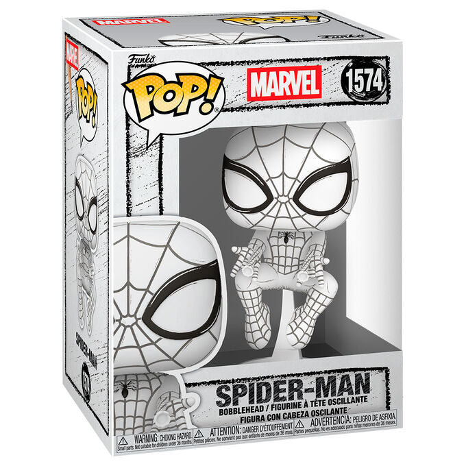 Marvel POP! Vinyl Figura Sketched - Spider-Man 9 cm