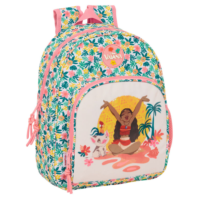 Mochila Vaiana Moana Disney 34cm adaptable Frikytopia
