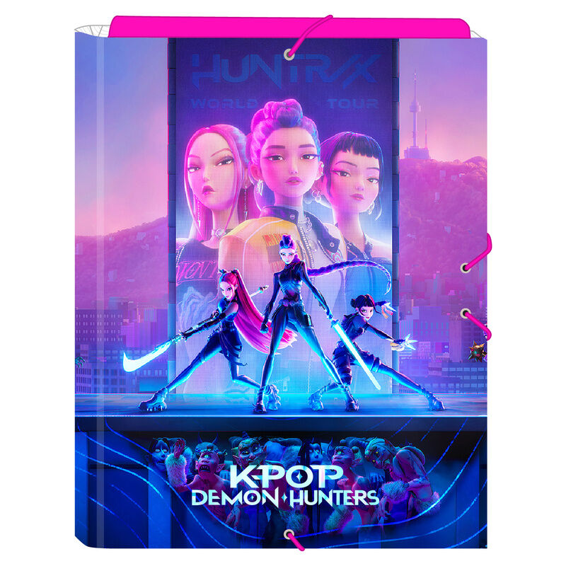 Carpeta Kpop Demon Hunters solapas Frikytopia