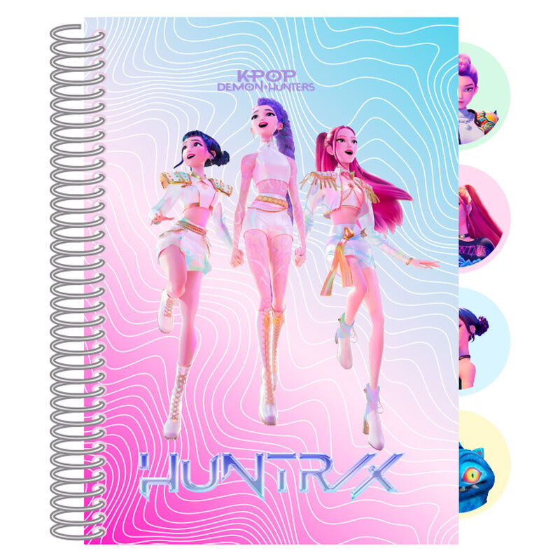 Cuaderno A6 Kpop Demon Hunters Frikytopia