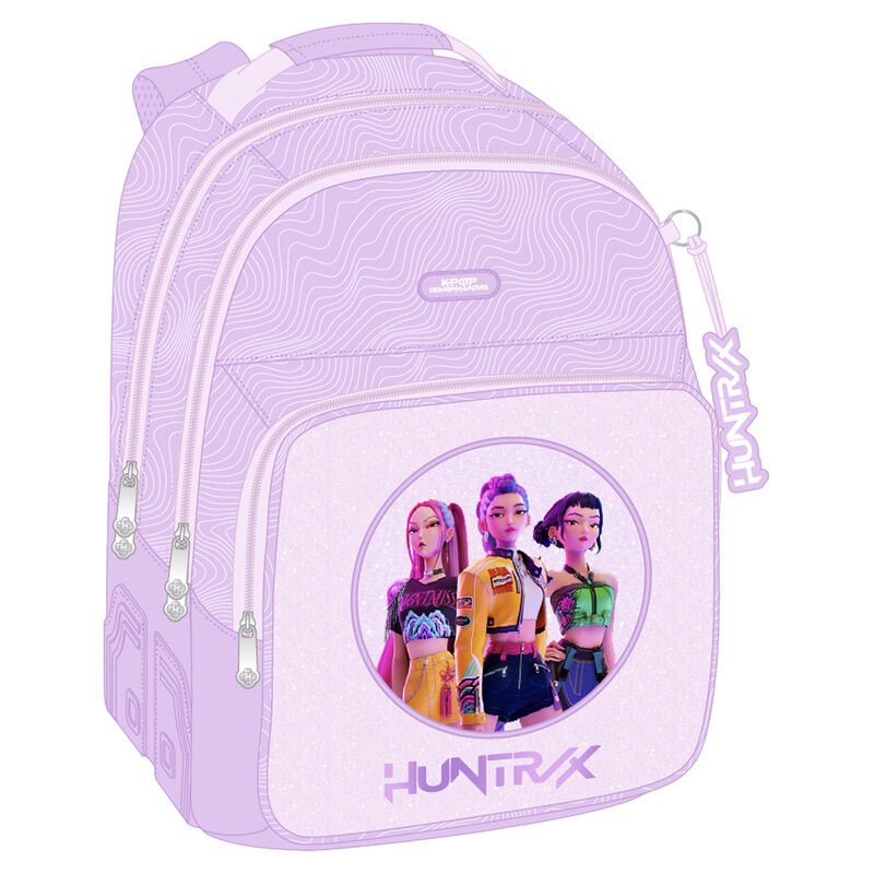 Mochila Iconic Kpop Demon Hunters 42cm adaptable Frikytopia