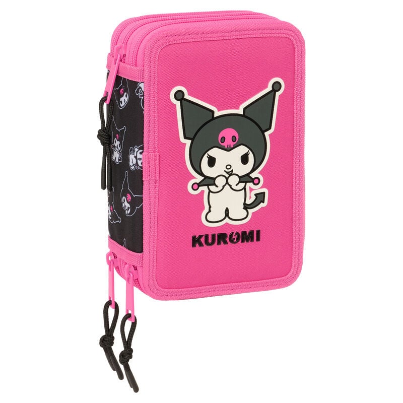 Plumier Kuromi Hello Kitty triple 37pzs Frikytopia
