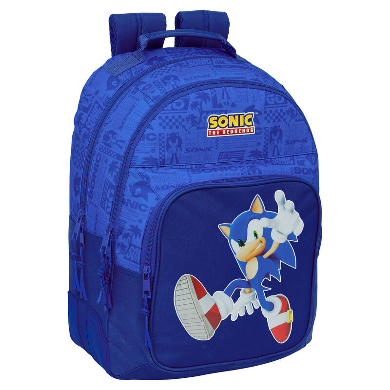 Mochila Sonic the Hedgehog 42cm adaptable Frikytopia