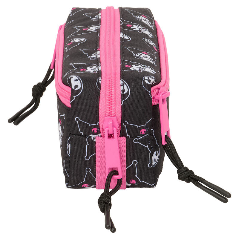 Portatodo Kuromi Hello Kitty triple