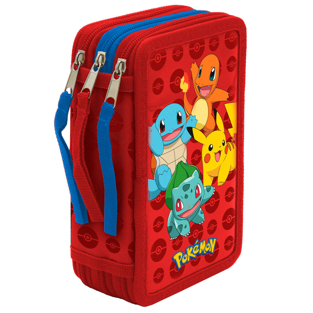Plumier Pokemon 39pzs triple Frikytopia