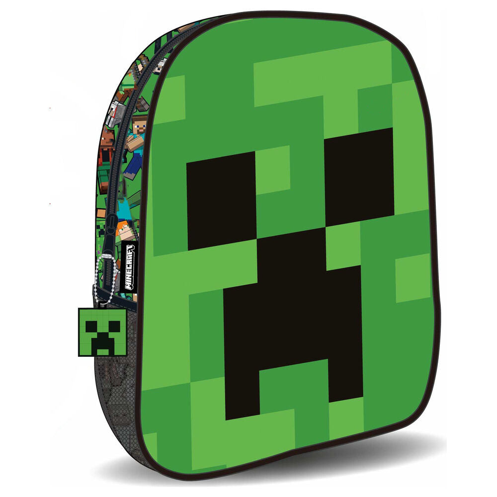 Mochila Face Minecraft 30cm Frikytopia