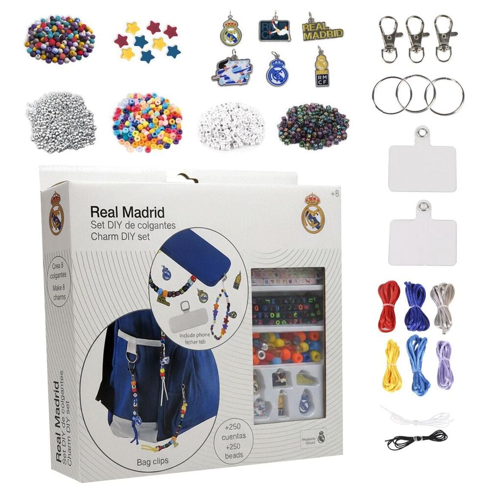 Set crea colgantes Real Madrid Frikytopia