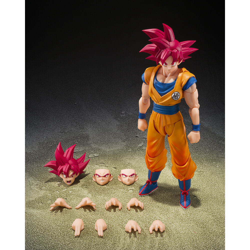 DRAGON BALL SUPER SAIYAN GOD SON GOKU GOD AURA S.H.FIGUARTS