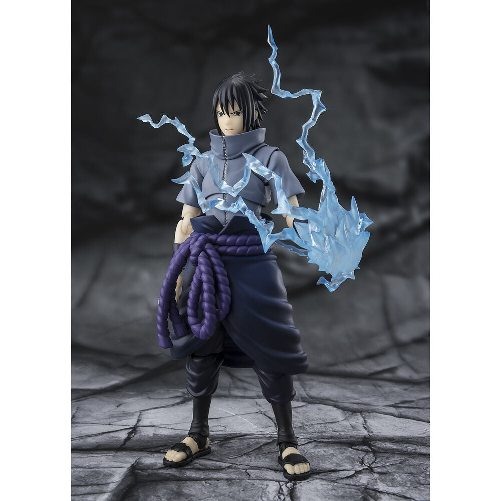 Figura tamashii nations naruto shippuden s.h.figuarts sasuke uchiha - solitary shinobi -