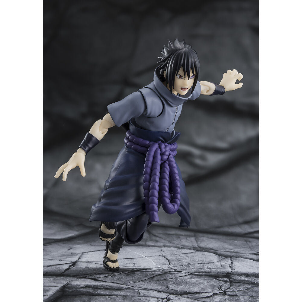 Figura tamashii nations naruto shippuden s.h.figuarts sasuke uchiha - solitary shinobi -