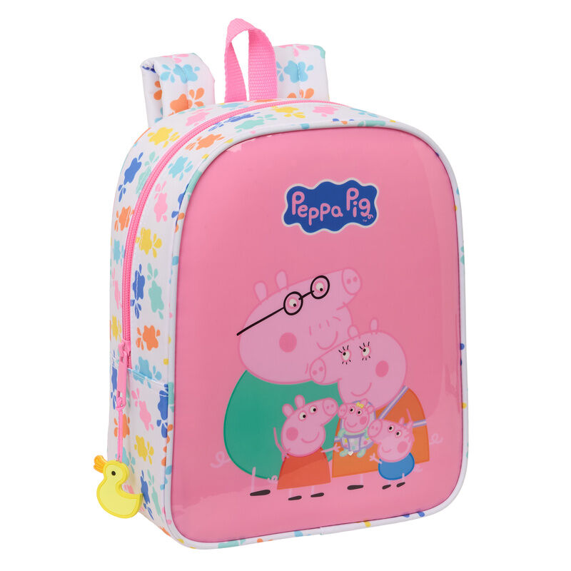 Mochila Baby Pig Peppa Pig 27cm adaptable Frikytopia
