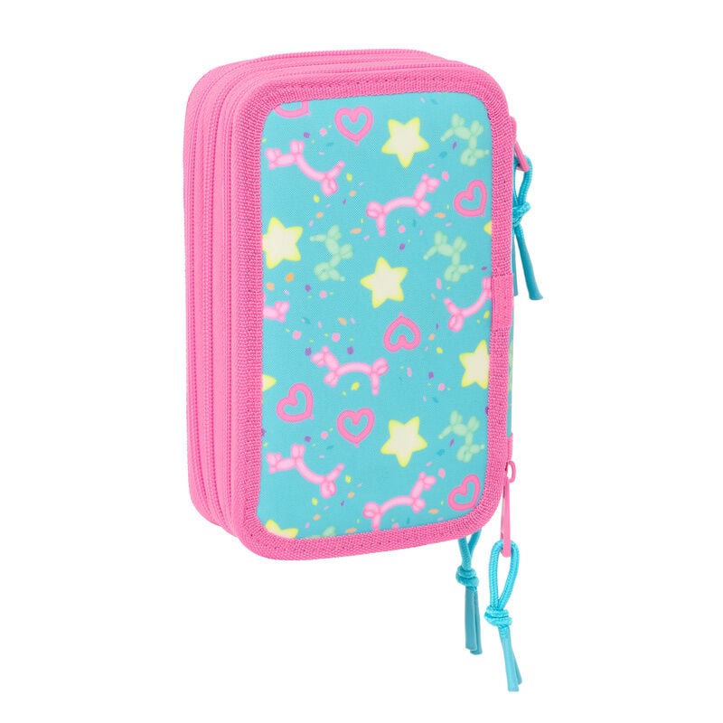 Plumier Confetti La Casa de Muñecas de Gabby triple 37pzs