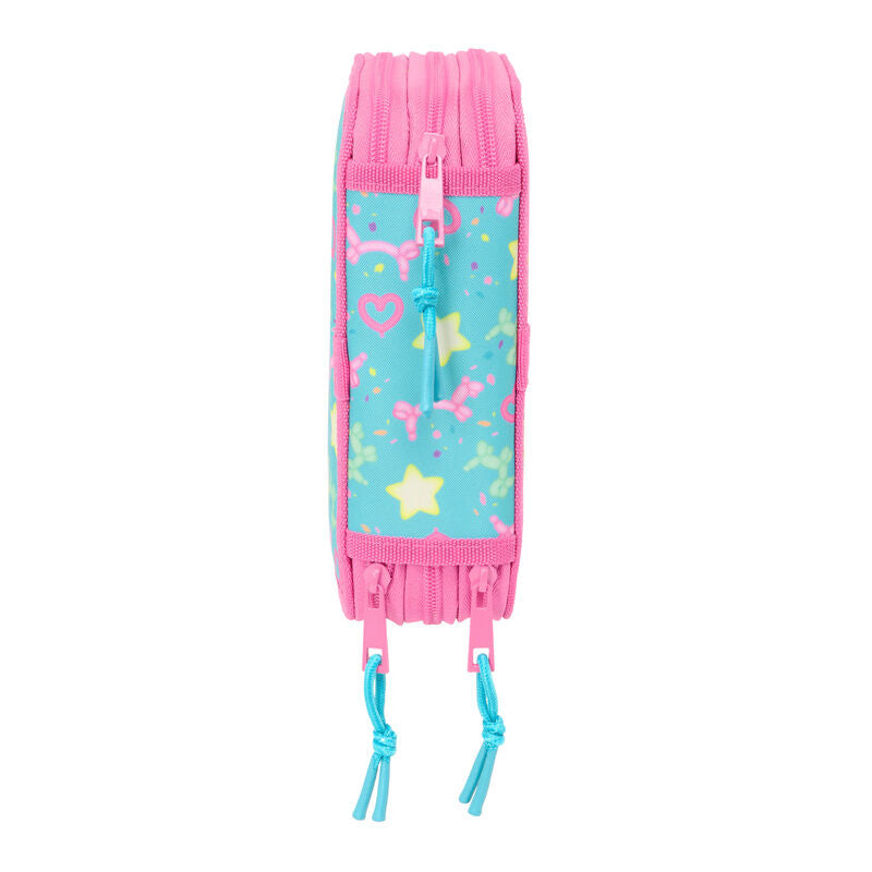 Plumier Confetti La Casa de Muñecas de Gabby triple 37pzs