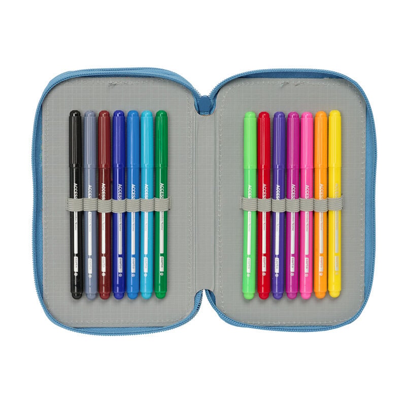 Plumier Frozen Disney triple 37pzs