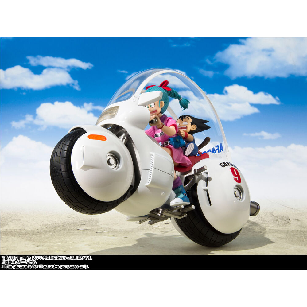 Figura S.H.Figuarts Dragon Ball Bulma Motorcycle Hoi-Poi Capsule
