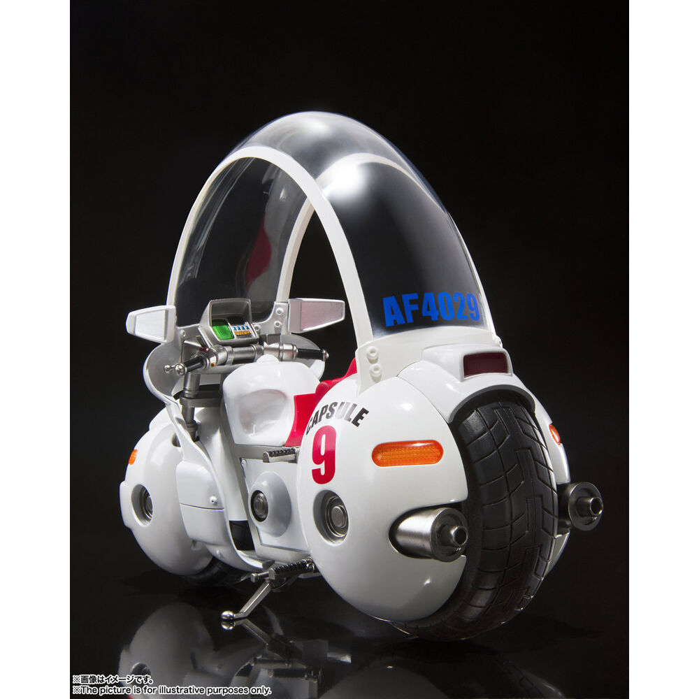 Figura S.H.Figuarts Dragon Ball Bulma Motorcycle Hoi-Poi Capsule