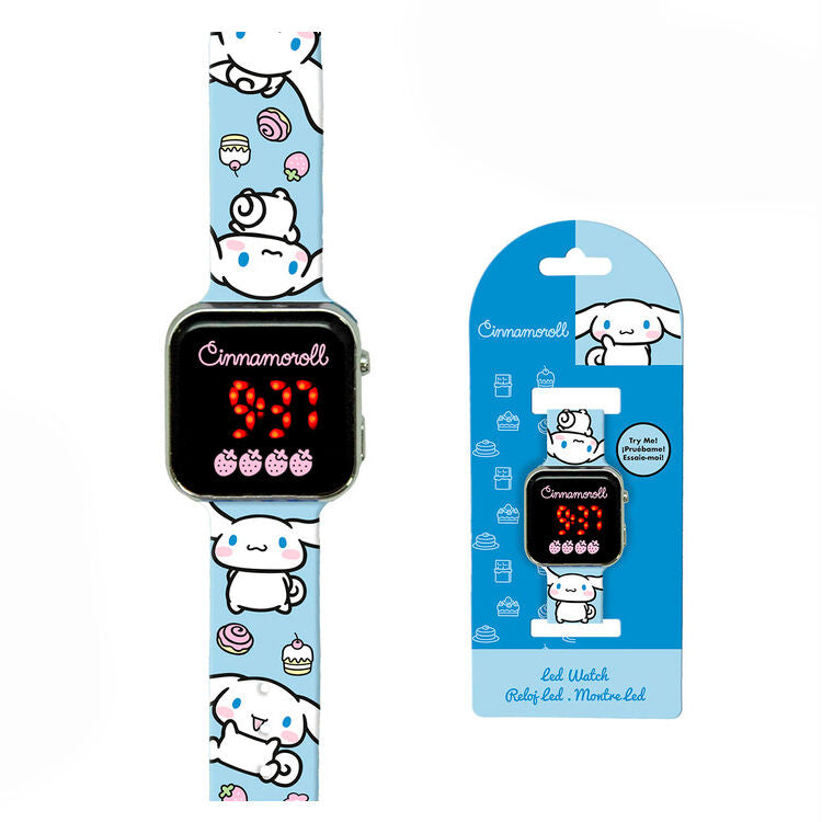 Reloj LED Cinnamoroll Hello Kitty