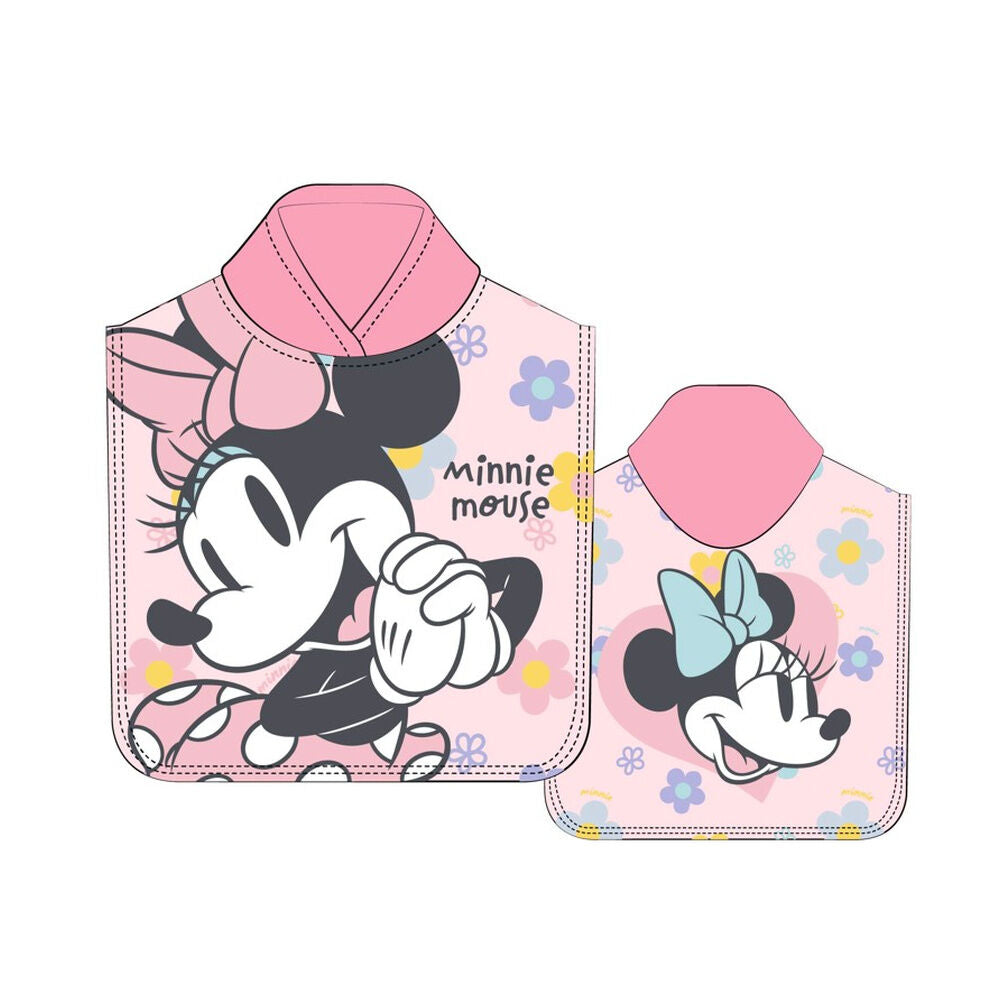 Poncho toalla Minnie Disney microfibra Frikytopia
