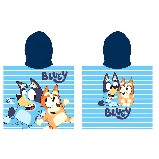 Poncho toalla Bluey microfibra Frikytopia