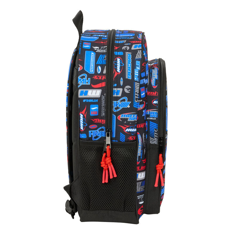 Mochila Hot Wheels 38cm adaptable