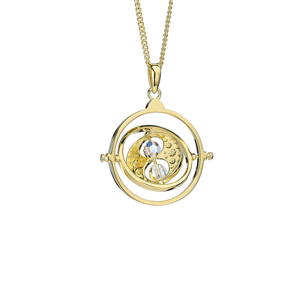 Colgante Giratiempos Harry Potter plata baño oro
